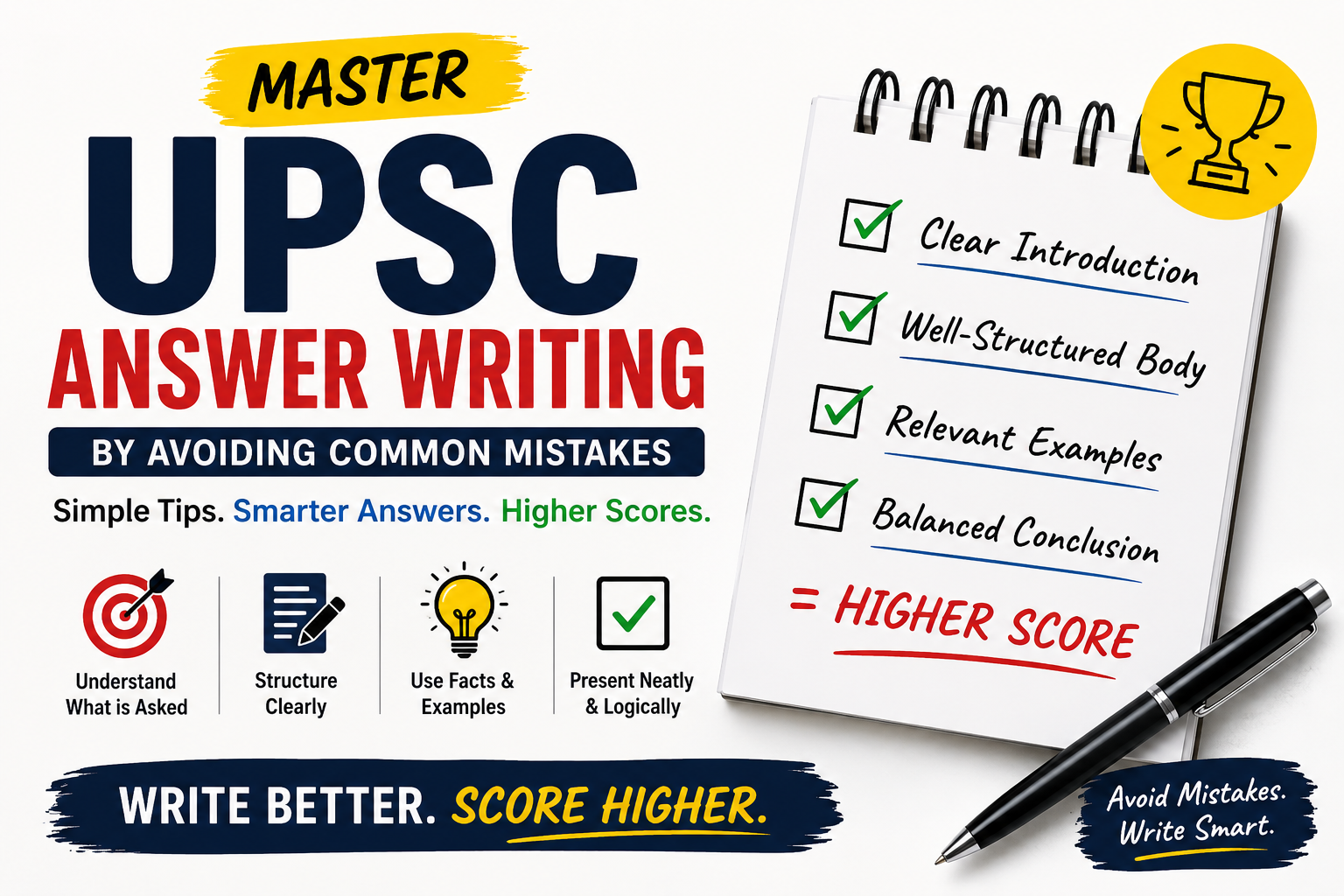 Common UPSC Answer Writing Mistakes & Solutions